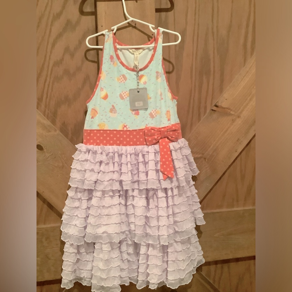 Matilda Jane Cupcake Dress Size 12 Girls, New with Tag